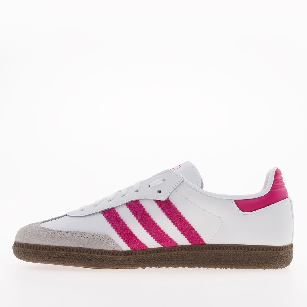 Dětské boty adidas Originals Samba OG J KK3556 - bílé