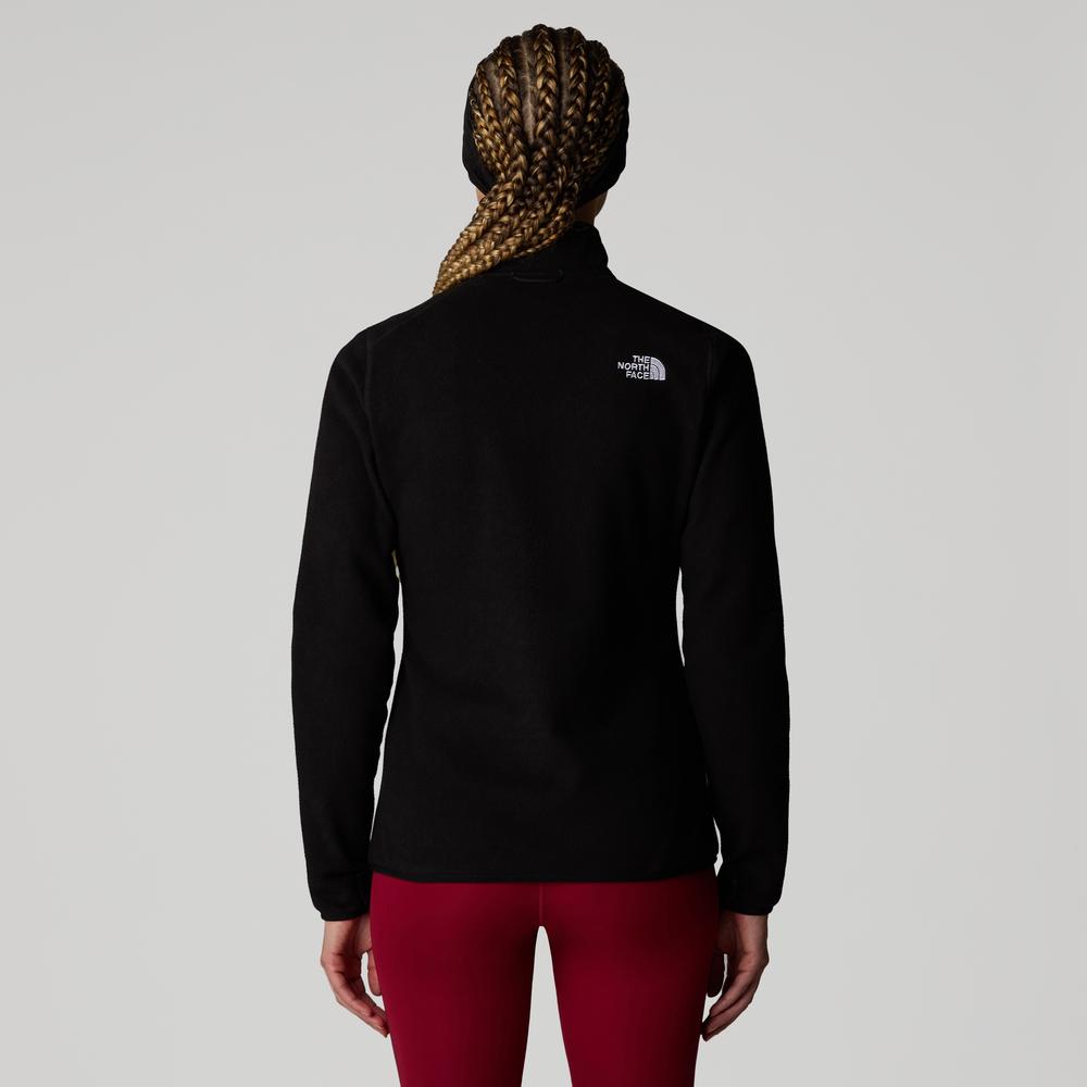 Blúza The North Face 100 Glacier Full-Zip Fleece 0A855O4H01 - černé