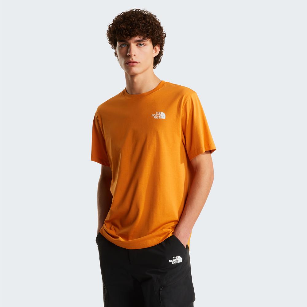 Pánské tričko The North Face Evolution NSE Box 0A8B6KG5I1 - oranžové