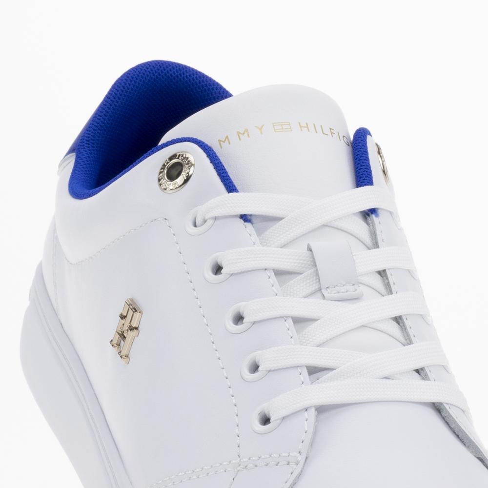 Boty Tommy Hilfiger Essential FW0FW07377-YBS - bílé