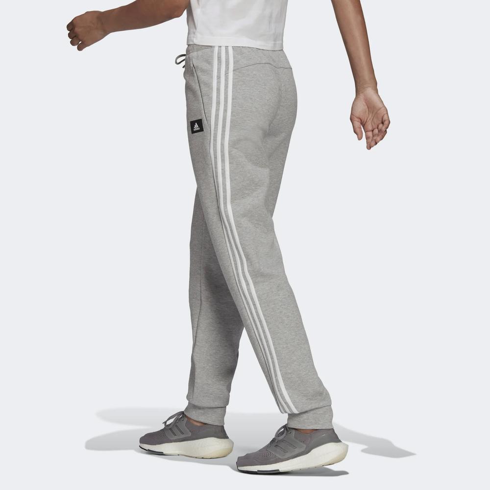 Kalhoty adidas Sportswear Future Icons 3-Stripes Regular Fit H57312 - šedivé