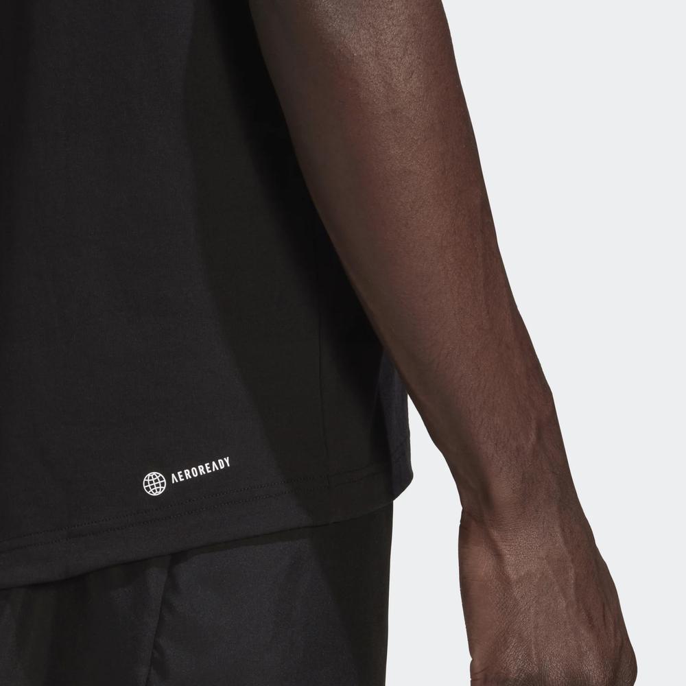 Tričko adidas Designed To Move Logo HM4797 - černé