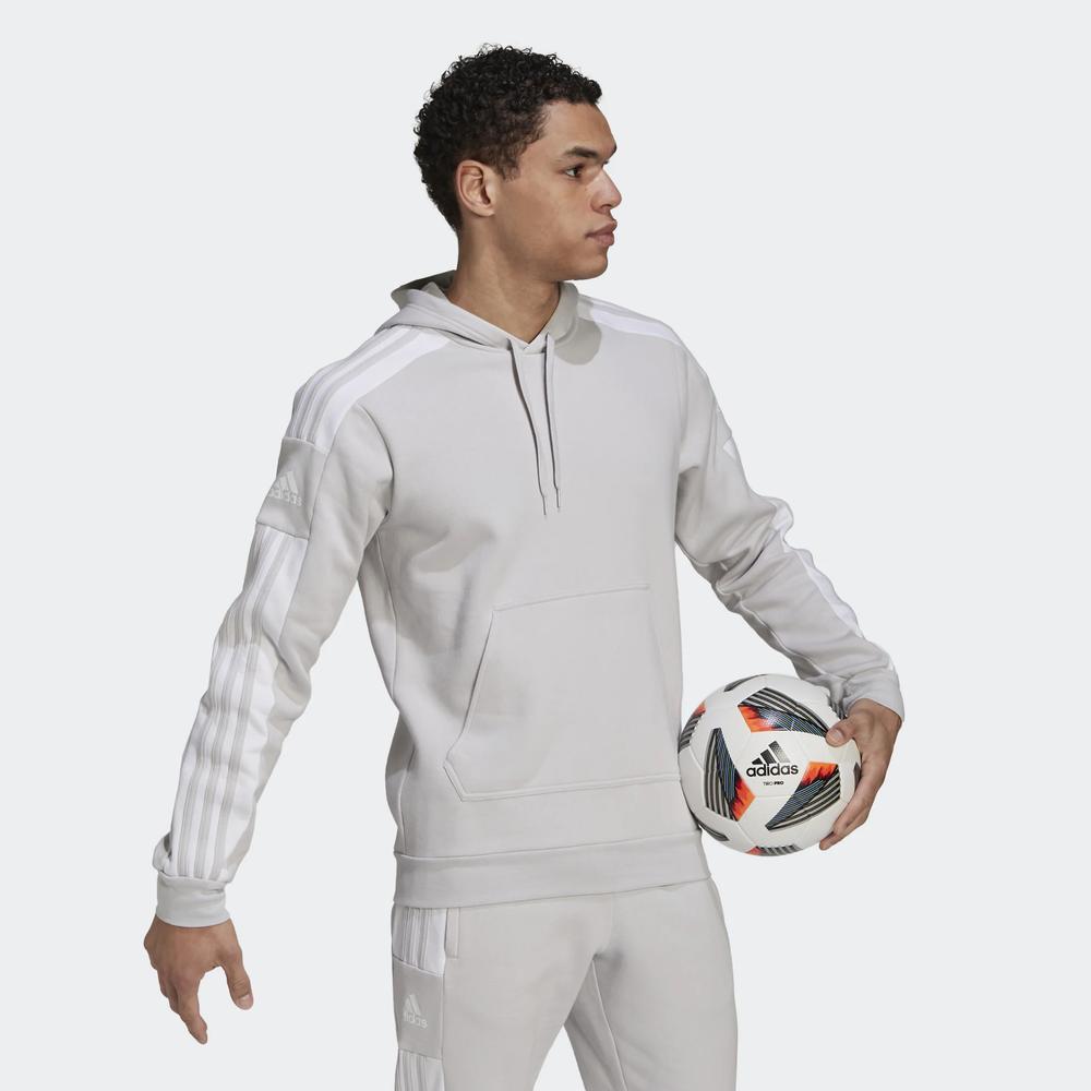 Mikina adidas Squadra 21 Sweat Hoody GT6635 - šedivé
