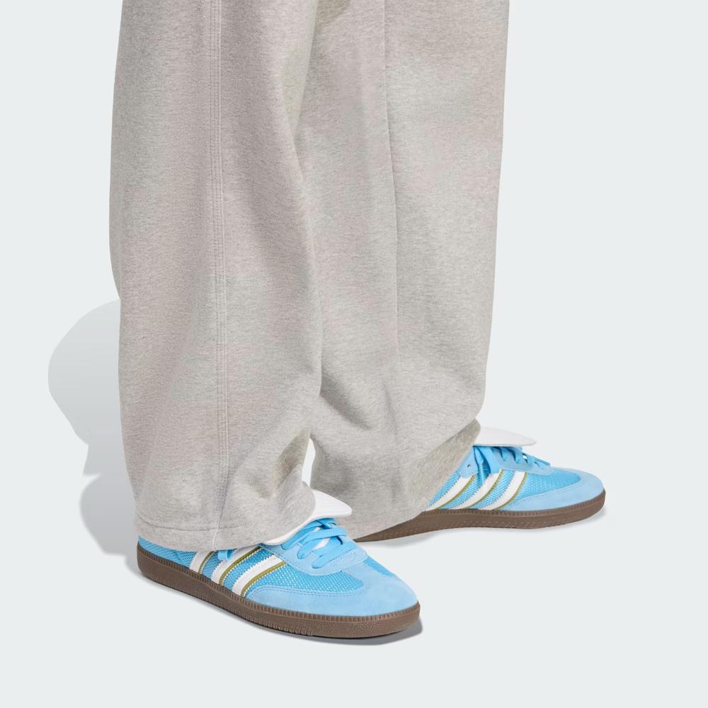 Pánské kalhoty adidas Originals Trefoil Essentials Open Hem JW9157 - šedivé