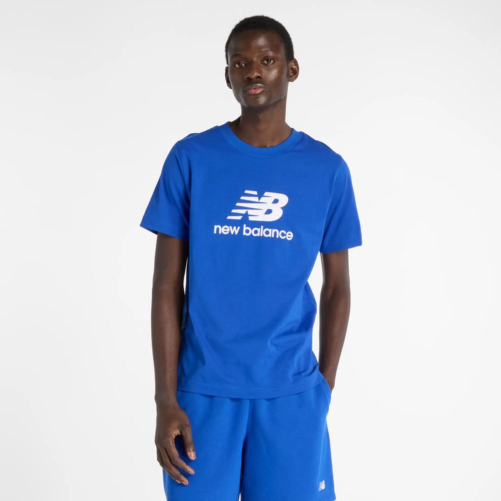 Pánské tričko New Balance MT41502BUM - modré