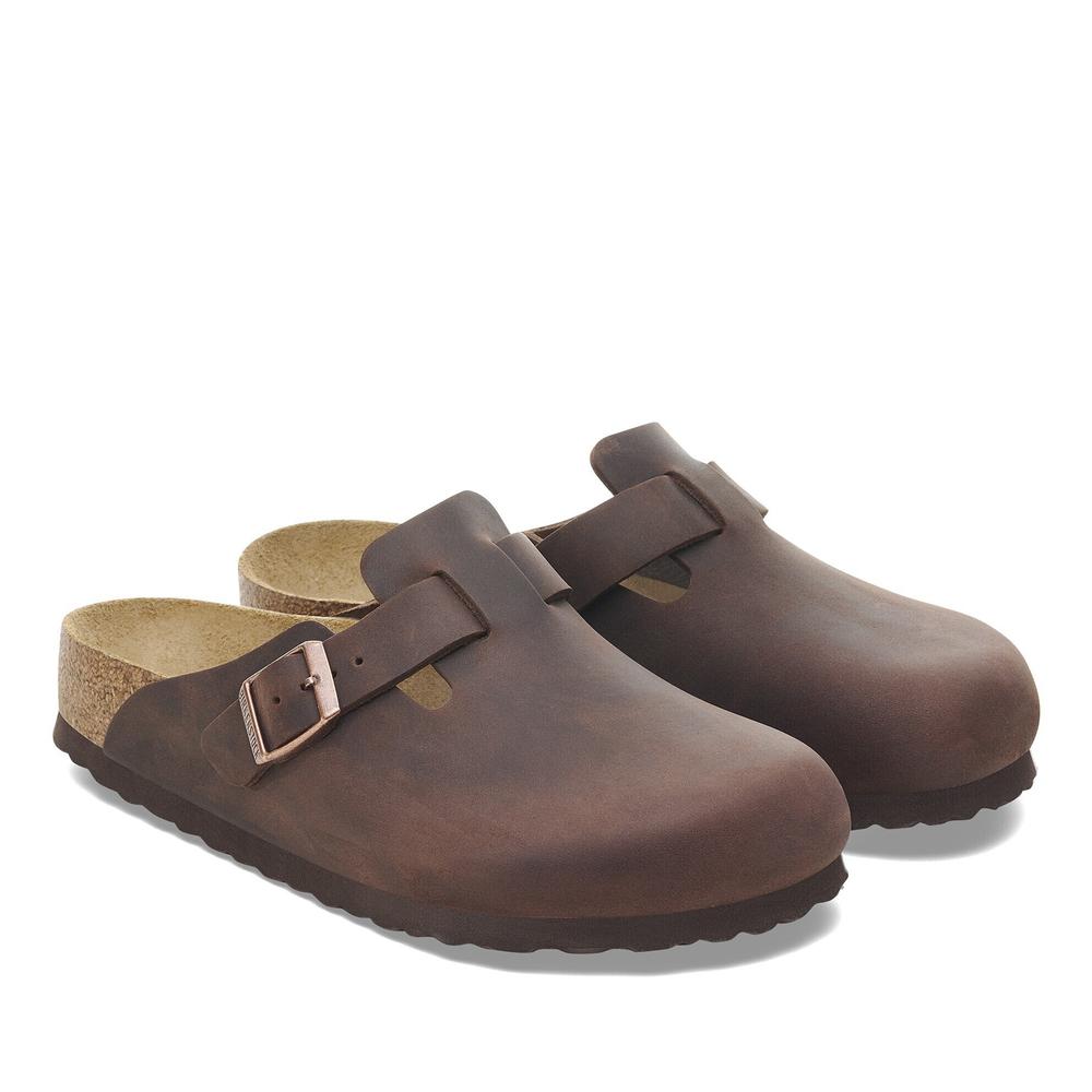 Žabky unisex Birkenstock Boston SFB 159711 - hnědé