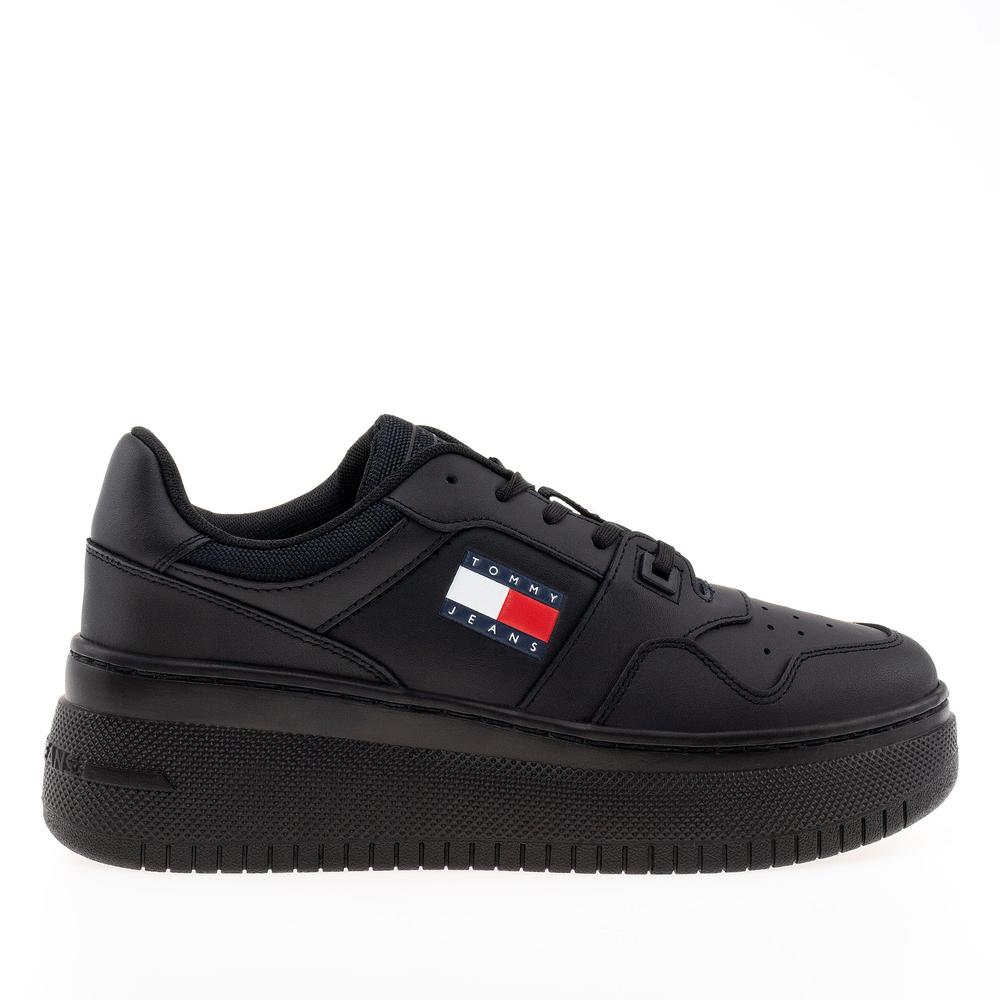 Boty Tommy Hilfiger TJW Retro Basket Flatform Ess EN0EN02506-BDS - černé