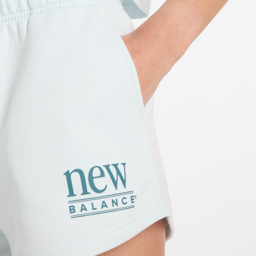 Dámské šortky New Balance WB61Y80AAAW - modré