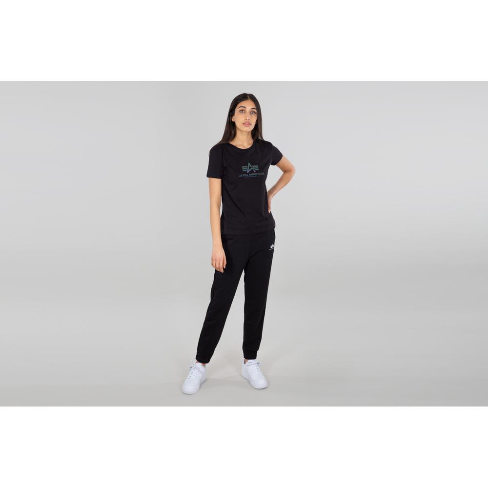Sportovní tepláky dámské Alpha Industries Basic Jogger SL 11605103 - černé