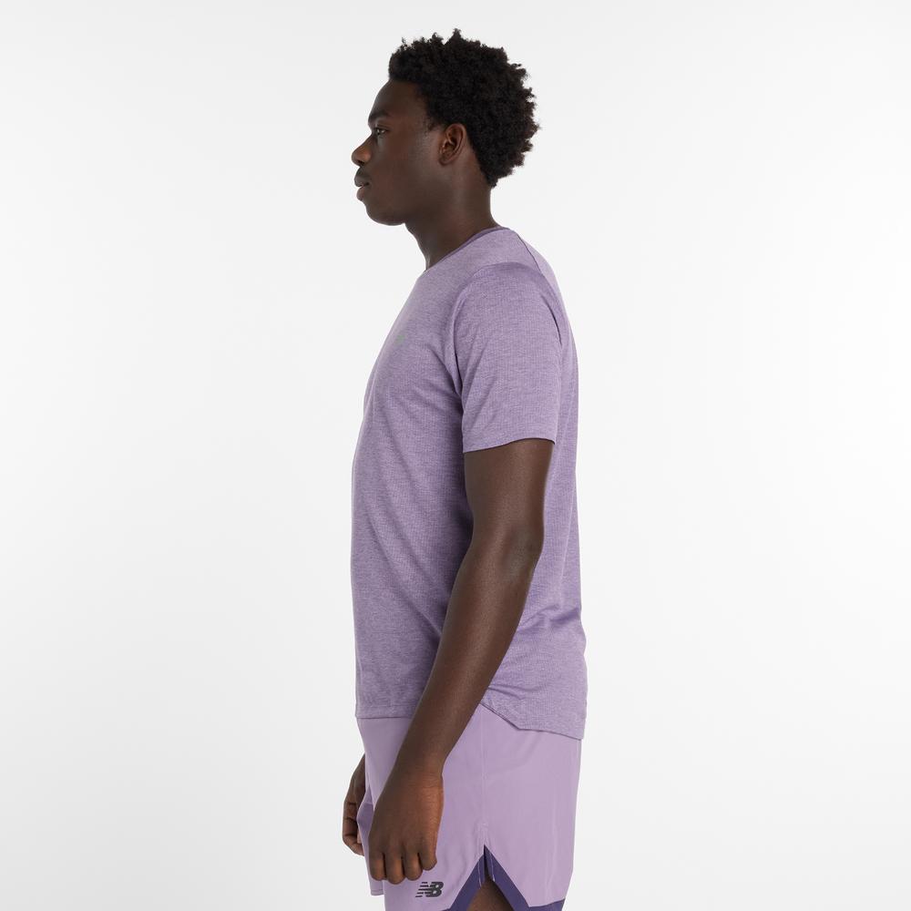 Pánské tričko New Balance MT41253AB7 - fialové