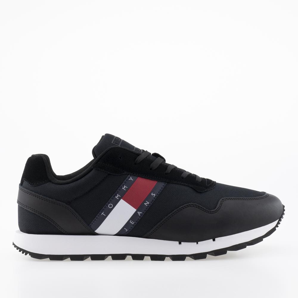 Boty Tommy Jeans Retro Runner EM0EM01081-BDS - černé