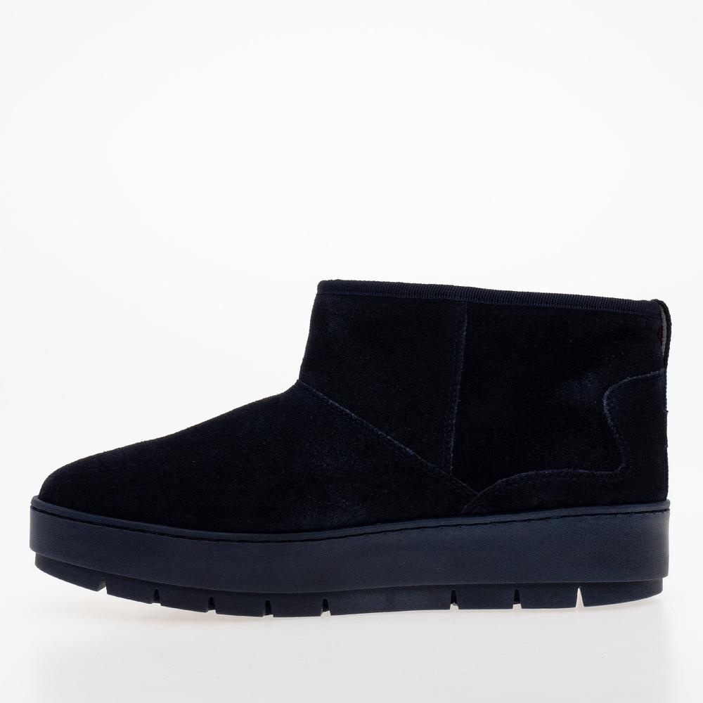 Boty Tommy Hilfiger Cool Suede Snowboot FW0FW07662-DW6 - tmavě modrě