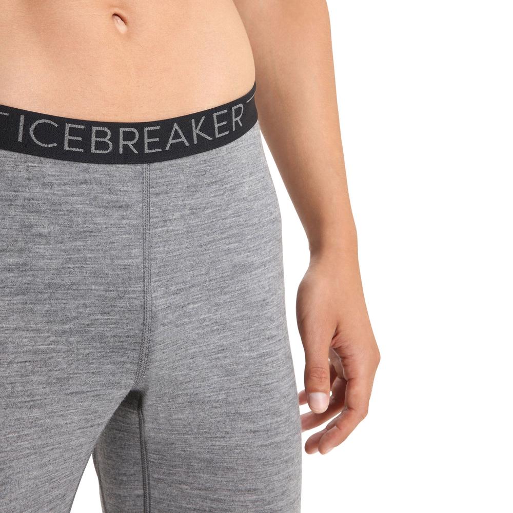 Legíny Icebreaker Merino 200 Oasis Thermal 1043690131 - šedivé