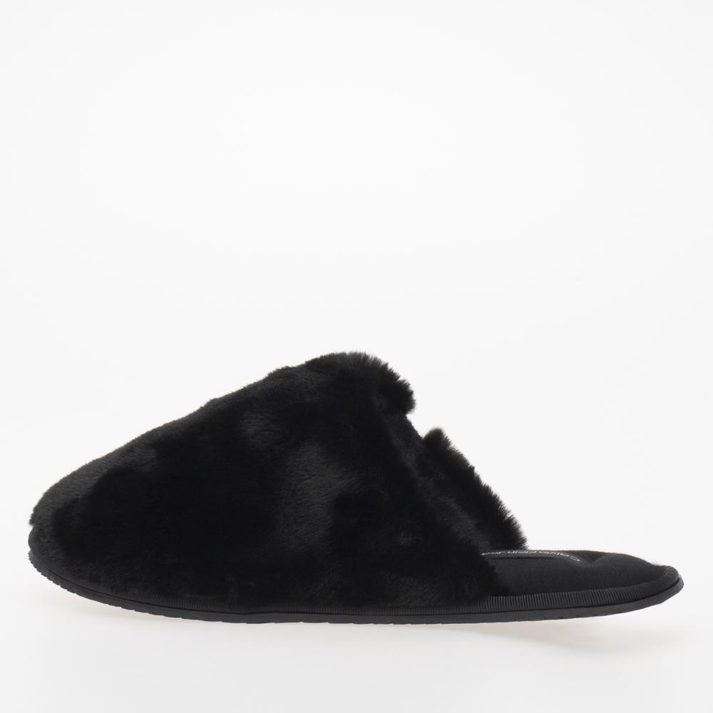 Boty Calvin Klein Hotel Slipper Fur After Glow YW0YW01593-0GJ - černé