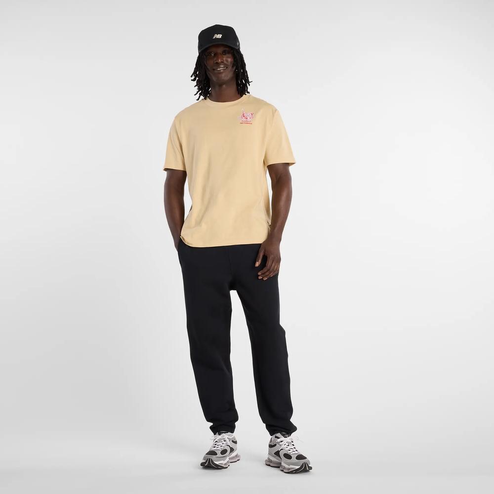 Pánské tričko New Balance MT61H51DABC - žluté