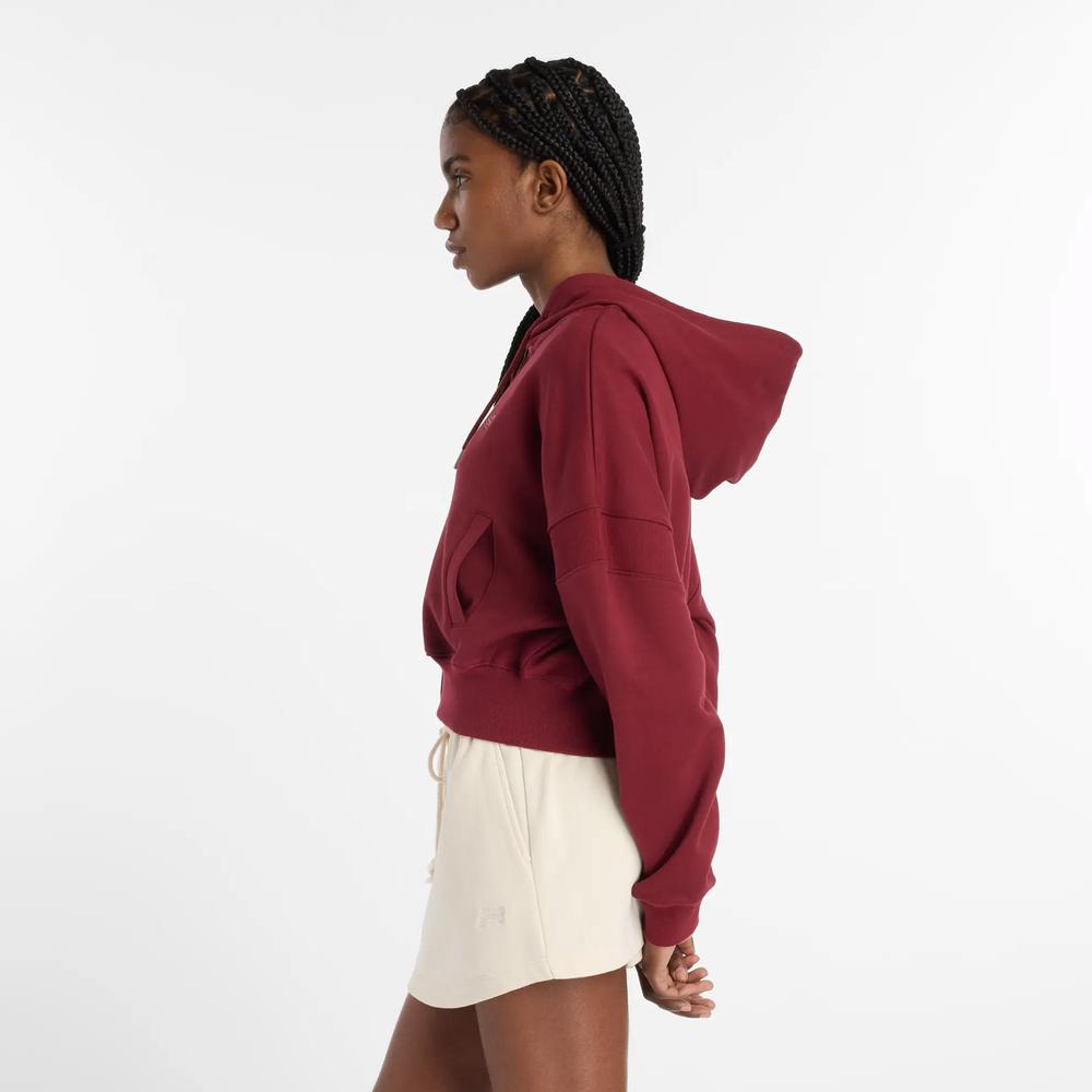 Dámská mikina New Balance WJ51506MHB - bordové