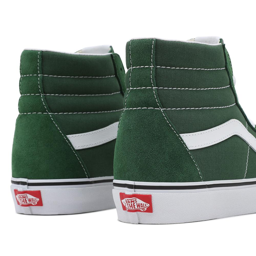 Boty Vans Color Theory Classics Sk8-Hi VN0005U96QU1 - zelené
