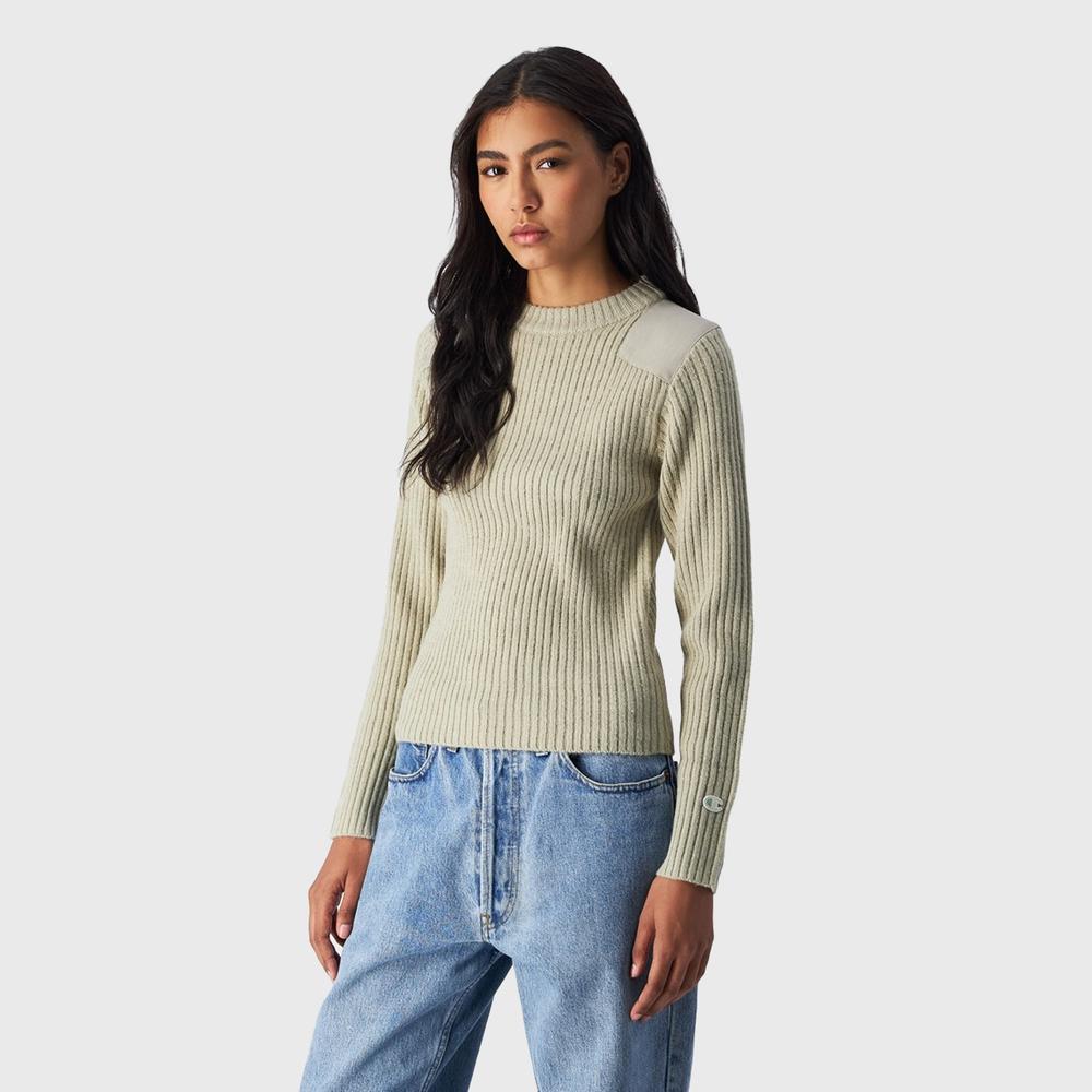 Mikina Champion Crewneck Sweater 117495-ES057 - béžové
