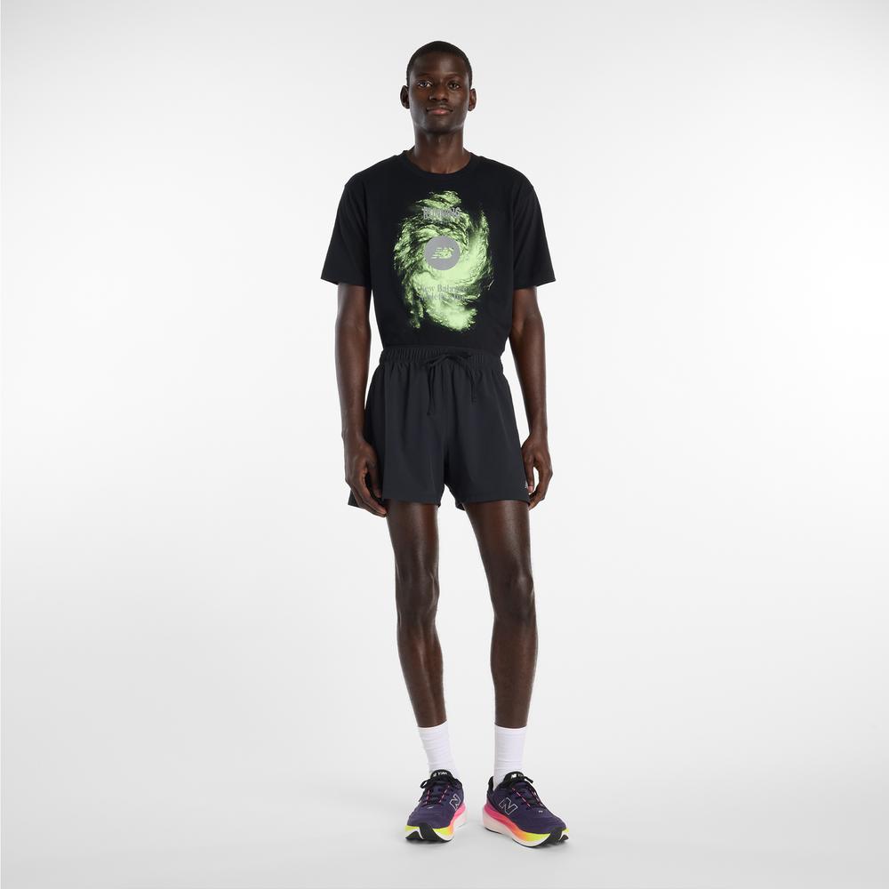 Pánské tričko New Balance Vortex Performance MT6164W1BK - černé