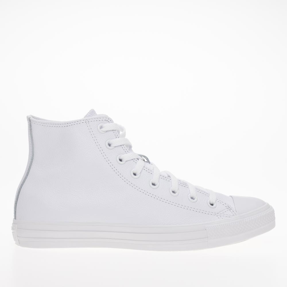 Boty Converse Chuck Taylor All Star Hi Mono Leather 1T406 - bílé