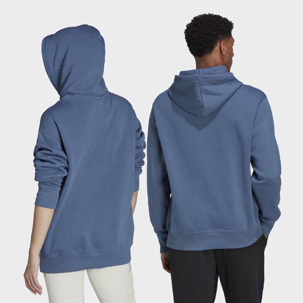 Mikina adidas Essentials BrandLove Fleece Hoodie HL9382 - modré