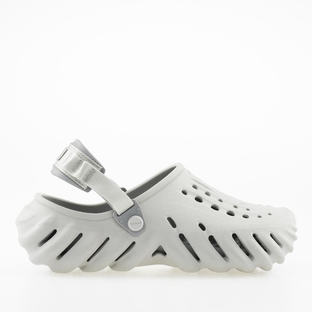Žabky Crocs X-Echo Clog 207937-1FT - šedivé