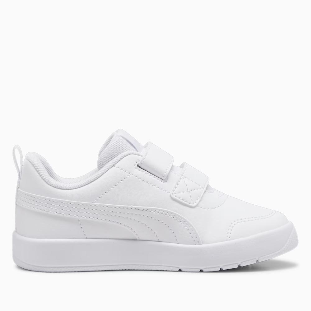Dětské boty Puma Courtflex V3 V PS 39764202 - bílé