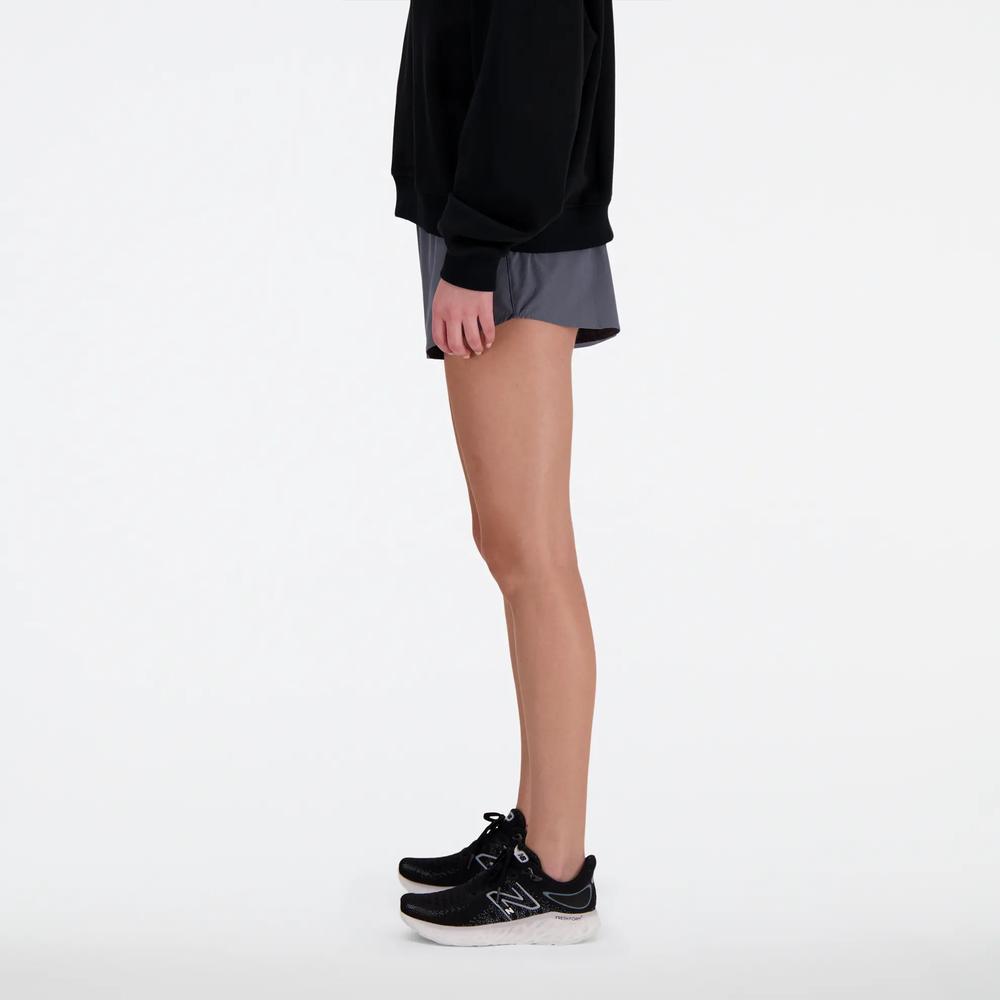 Dámské šortky New Balance WS41286GT - šedivé