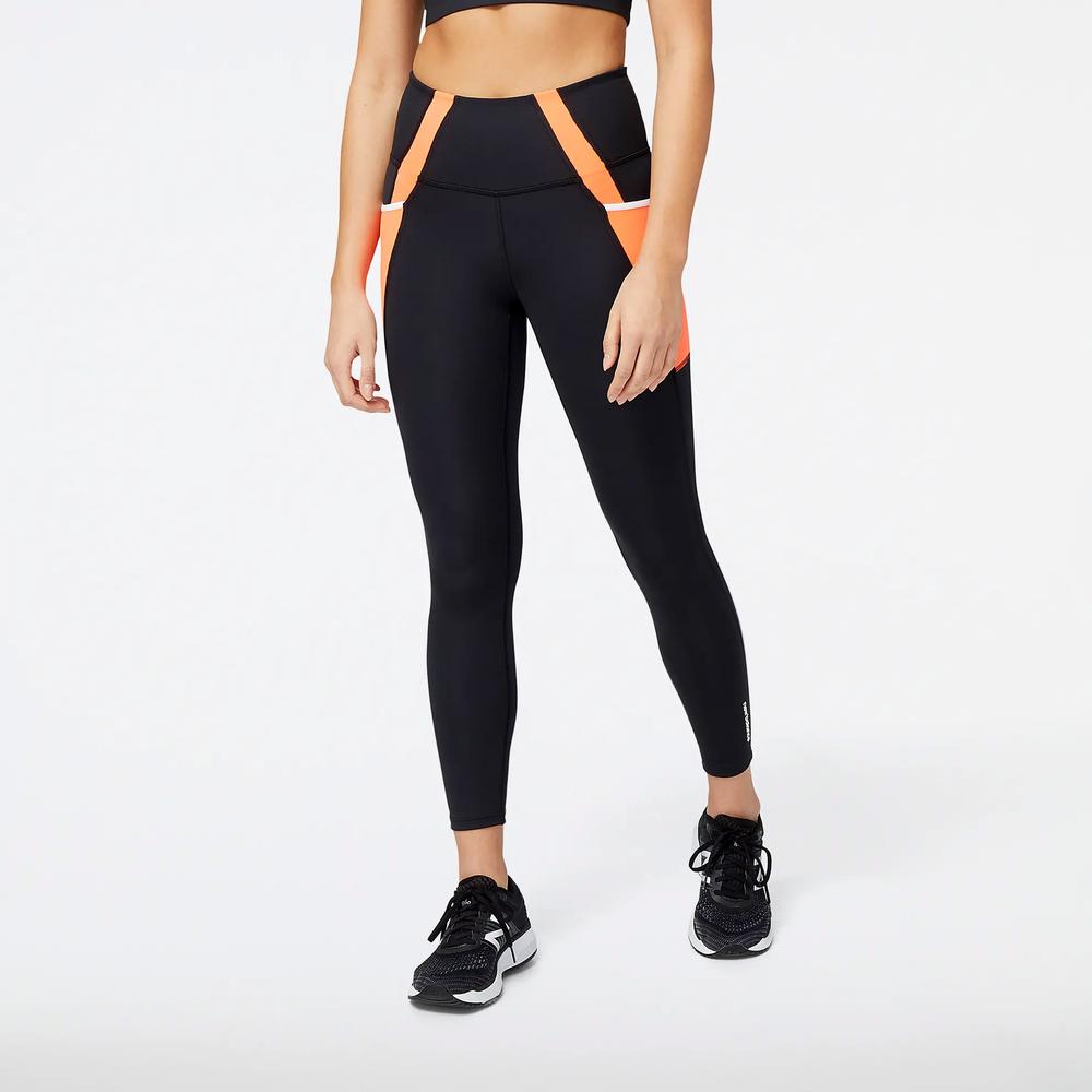 Dámské kalhoty New Balance WP21112NDF - černé