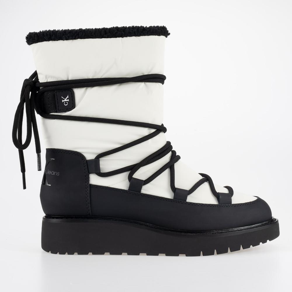 Boty Calvin Klein Plus Snow Boot YW0YW00731-YAF - bílé