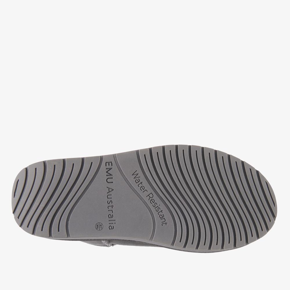 Boty Emu Australia Stinger Micro Flatform W13082CHAR - šedivé