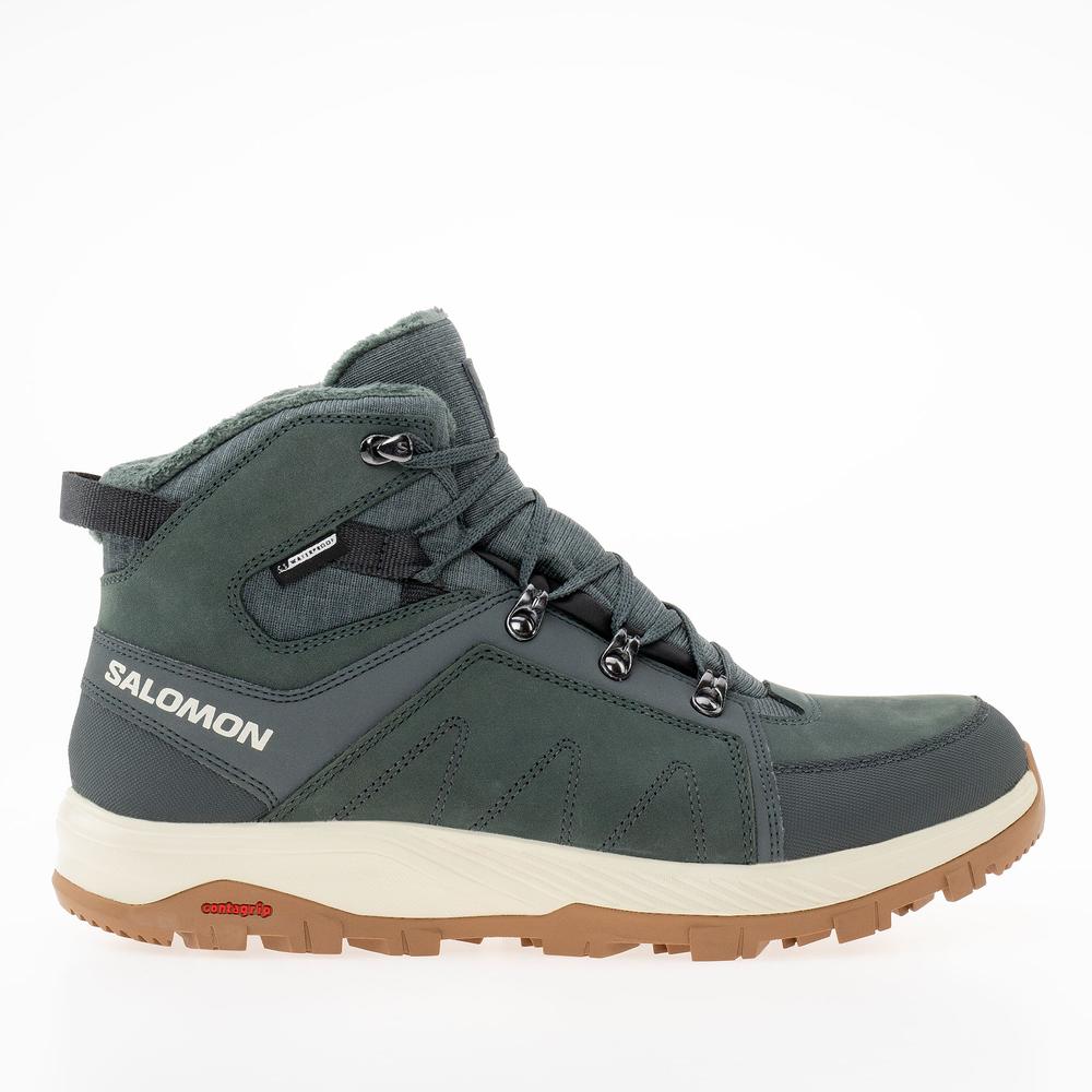 Boty Salomon Outchill Thinsulate Climasalomon L47328100  - zelené
