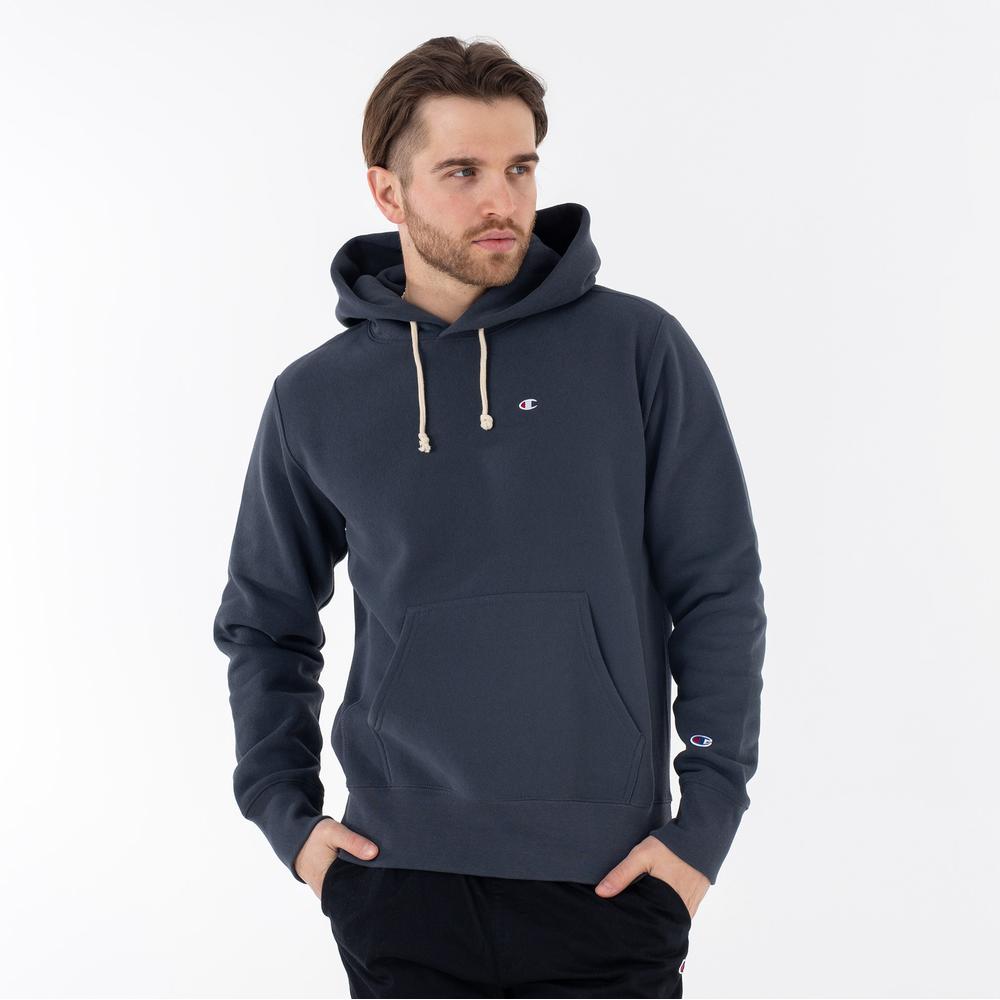 Mikina Champion Reverse Weave Fleece Hoodie 217976-BS551 - tmavě modrě