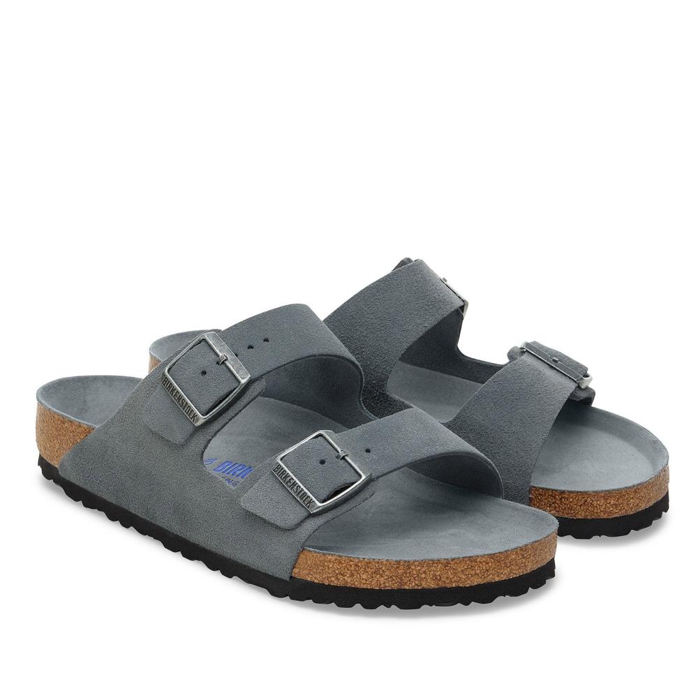 Pánské Žabky Birkenstock Arizona 1030860 - šedivé