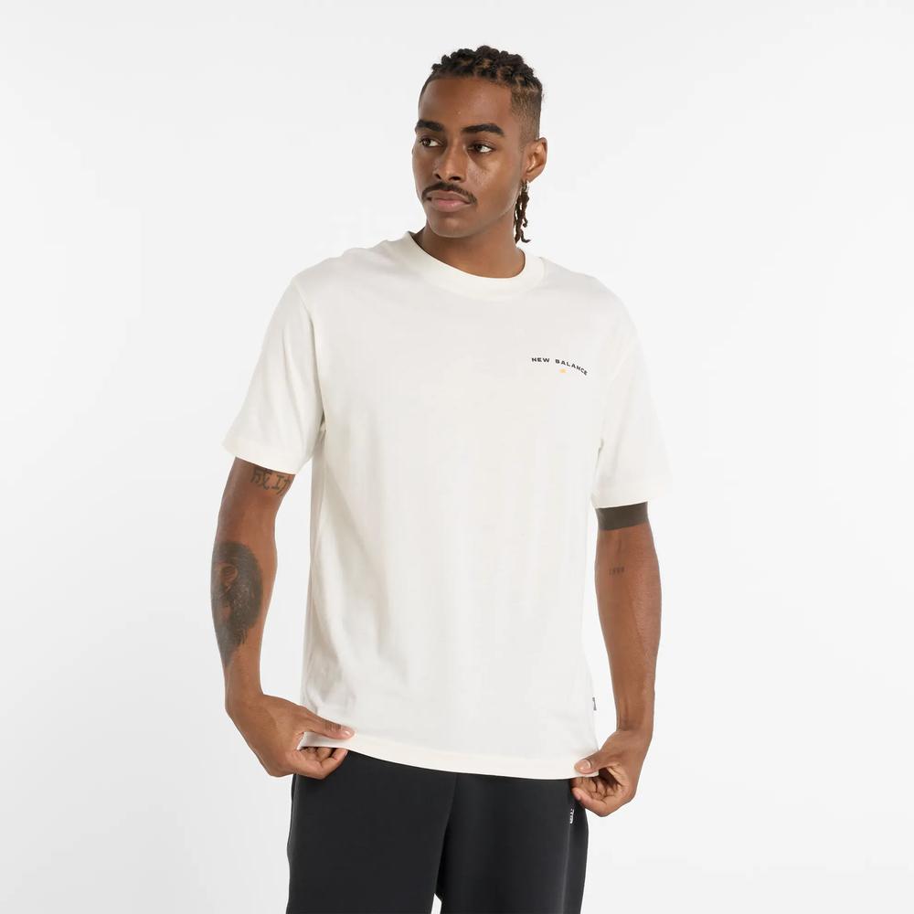 Pánské tričko New Balance MT51507SST - bílé