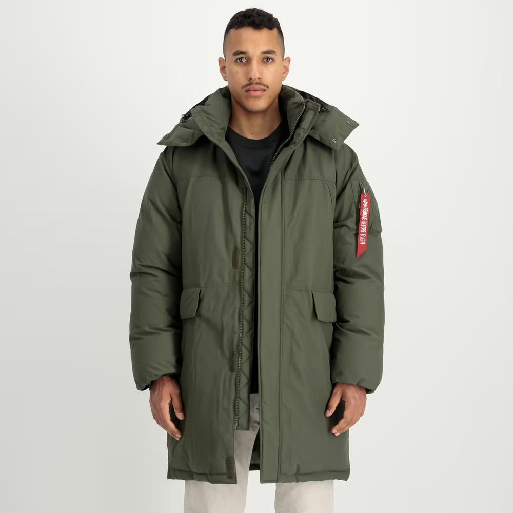 Bunda Alpha Industries Puffer Parka 148124142 - zelené