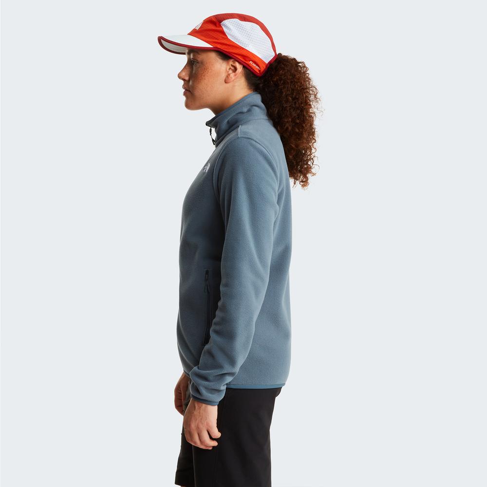 Dámská blúza The North Face 100 Glacier Full-Zip Fleece 0A8D2F0U31 - modré