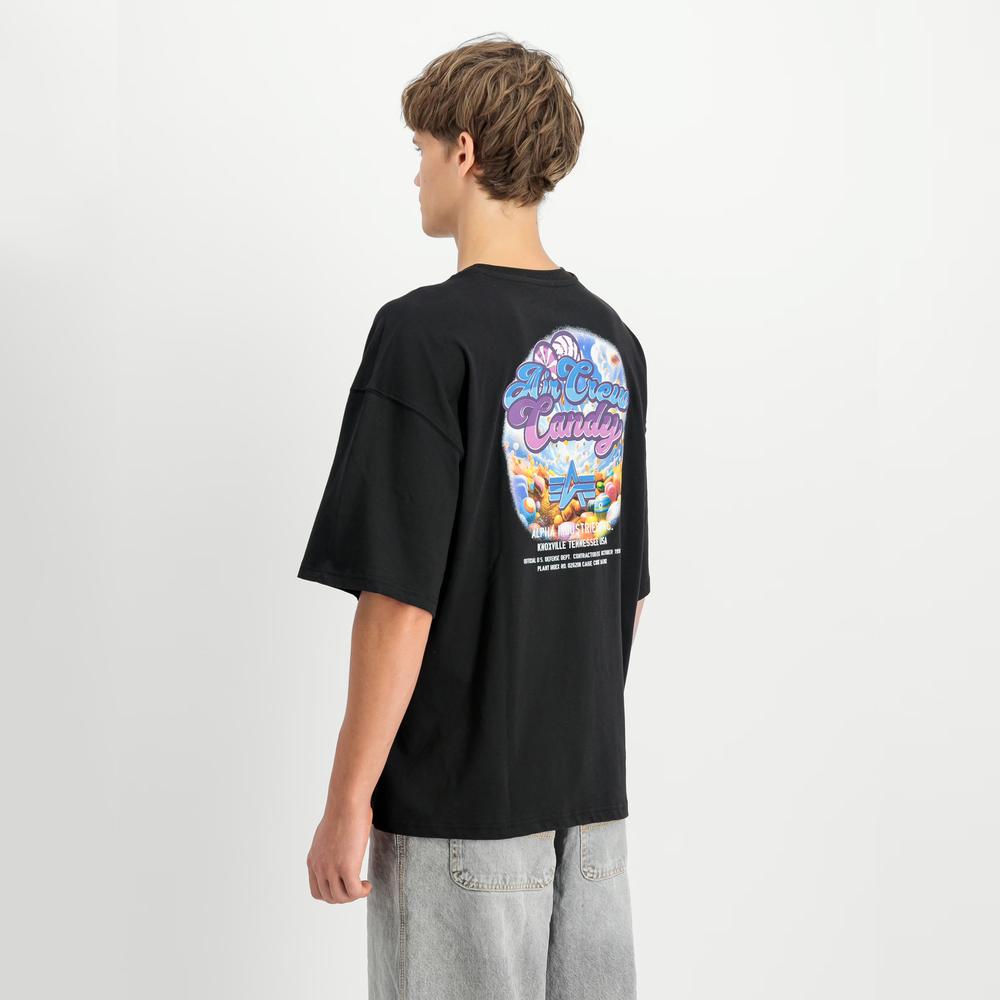Tričko Alpha Industries Candy Crew 14850903 - černé