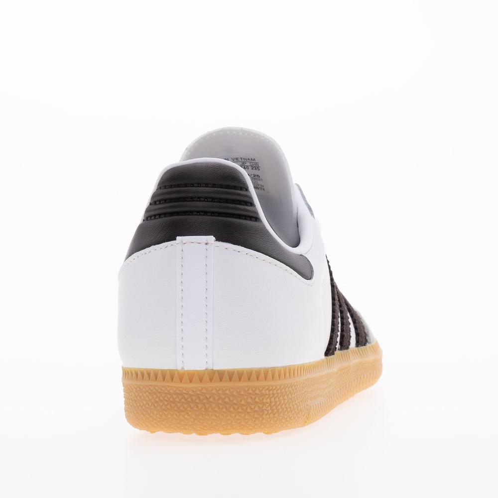 Dětské boty adidas Originals Samba OG J JQ2020 - bílé