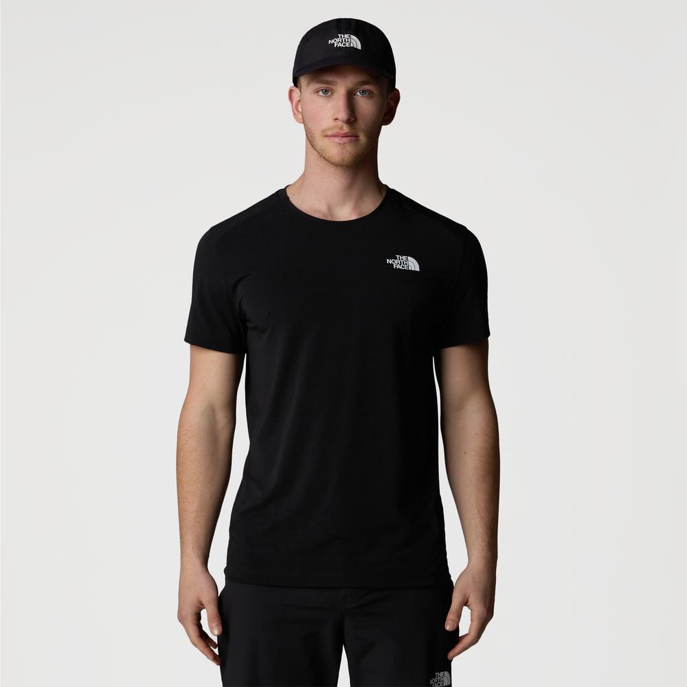 Tričko The North Face Lightning Alpine 0A87H7JK31 - černé