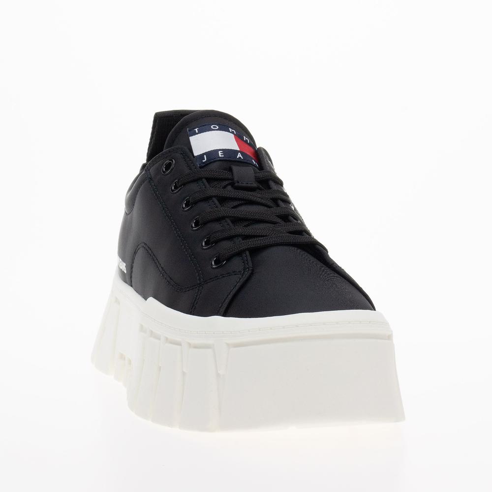 Boty Tommy Jeans Recycled Cleat Chunky EN0EN02240-BDS - černé