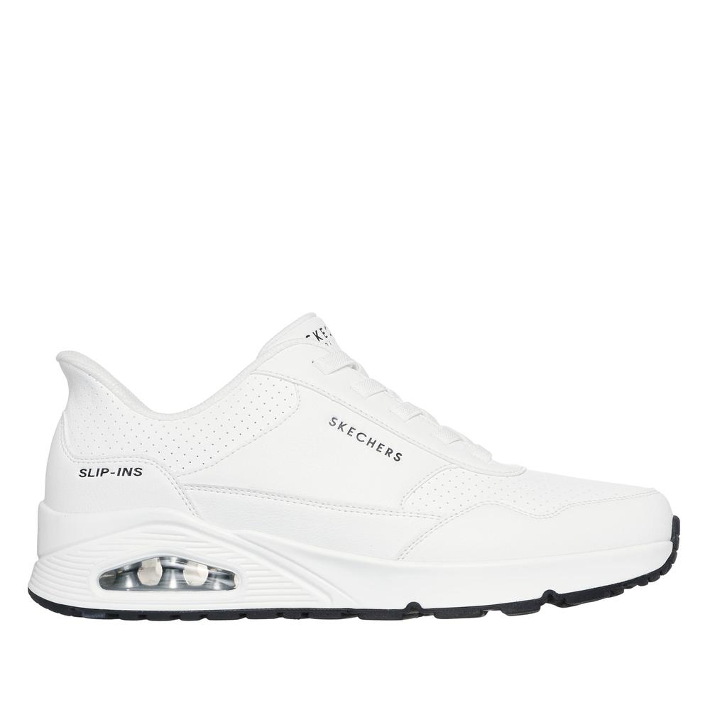 Pánské boty Skechers Slip-ins: Uno Banksia Luxe 183023WHT - bílé