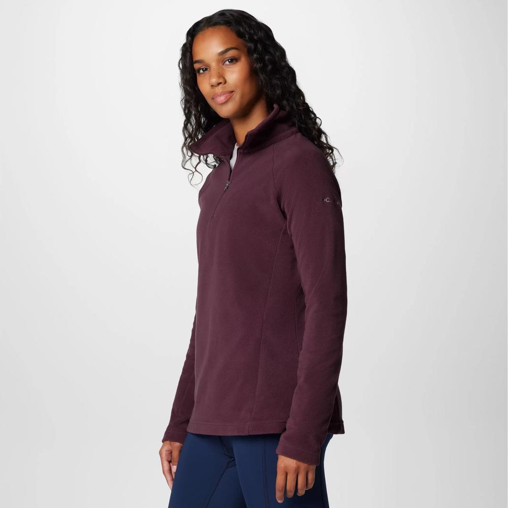 Dámská mikina Columbia Glacial IV 1/2 Zip 1802201606 - bordové