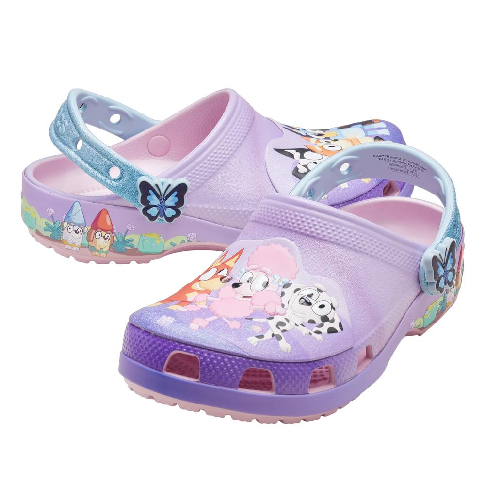 Dětské Žabky Crocs Toddler Bluey Friends Forever Classic Clog 212370-90H - růžové