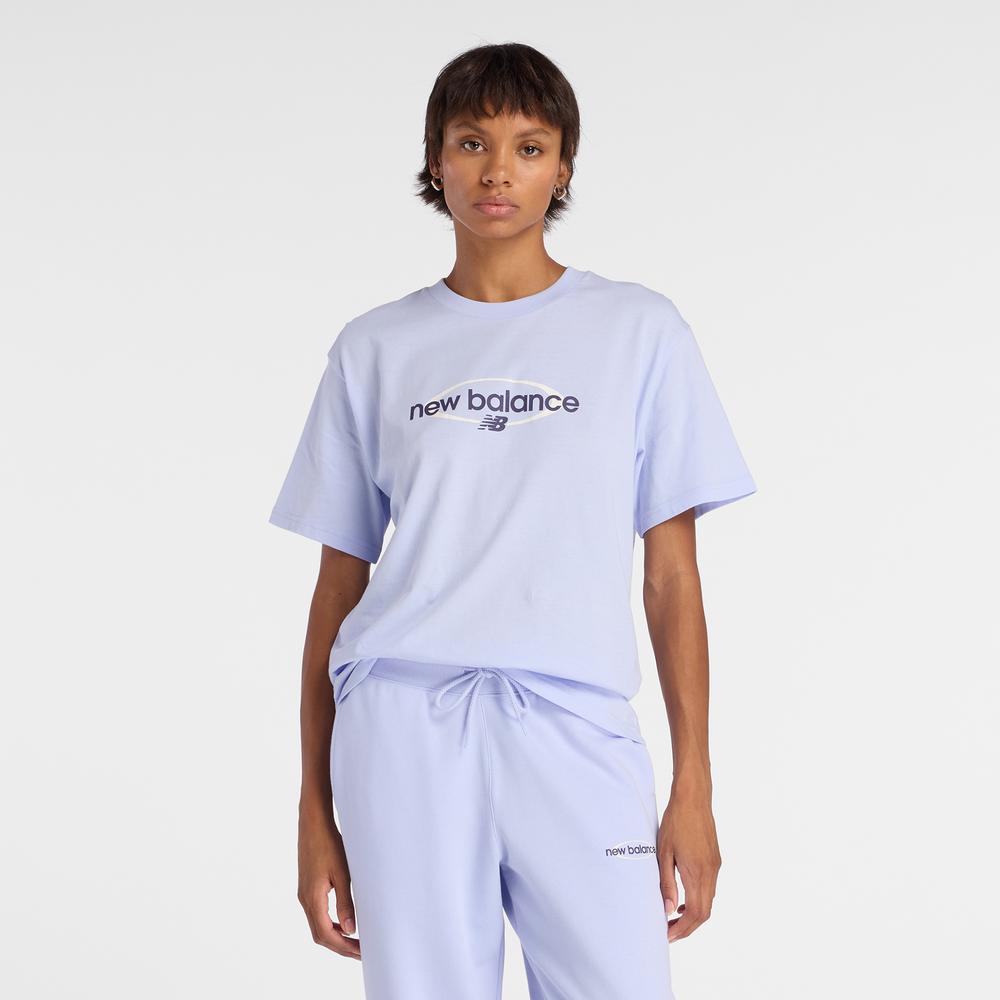 Dámské tričko New Balance WT61Z7OQDYK - fialové