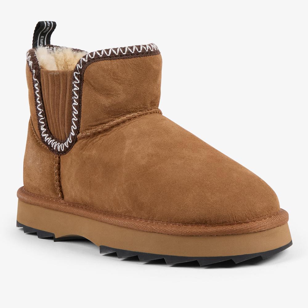 Dámské boty Emu Australia Higgie W13198CHES - hnědé