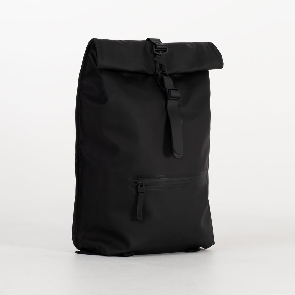 Ruksak Rains Rolltop Rucksack 13320-01 - černé