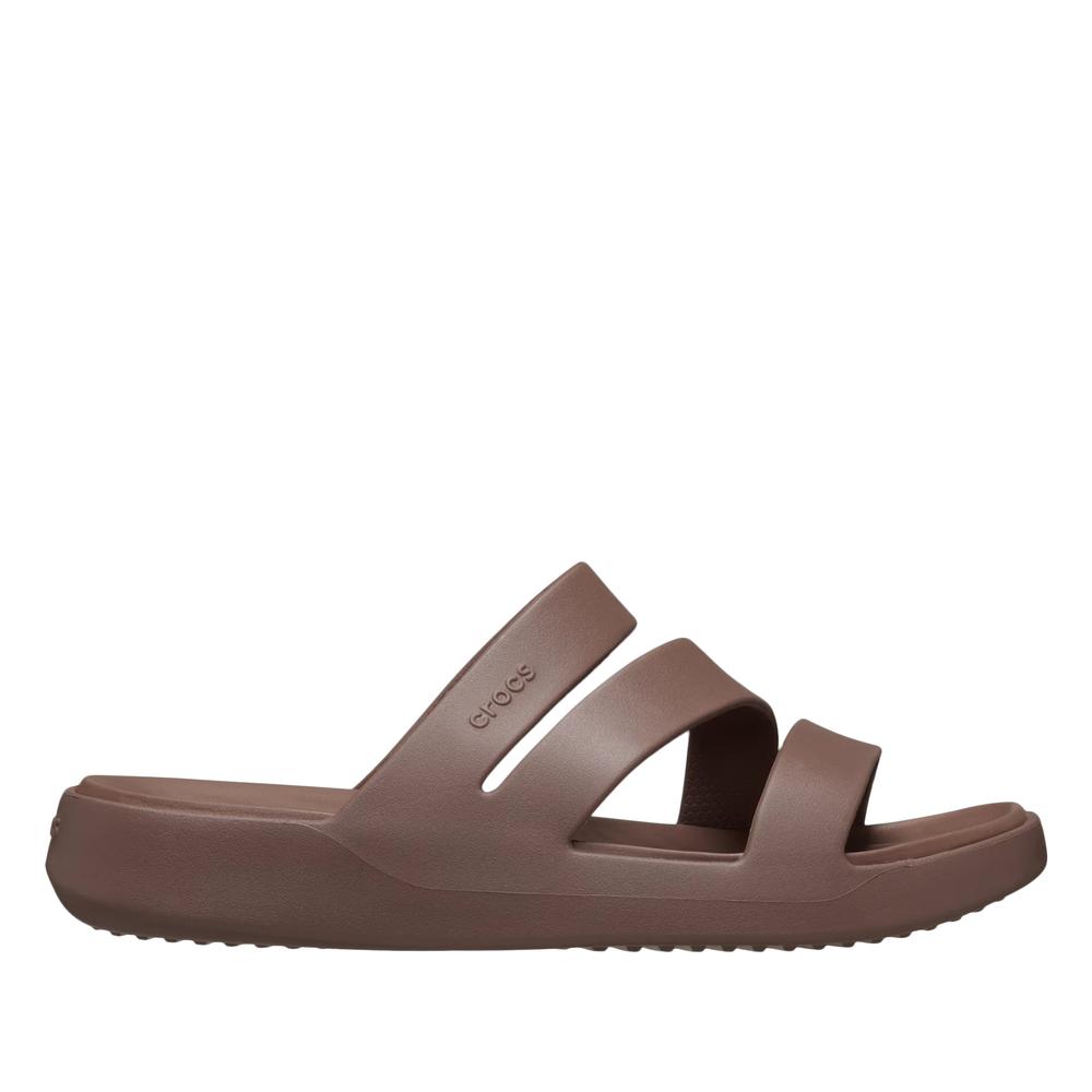 Žabky dámské Crocs Getaway Strappy 209587-0LF - hnědé