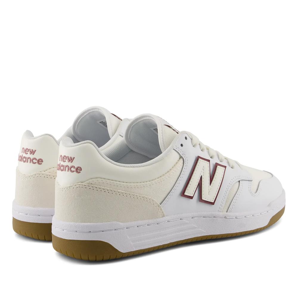 Unisex boty New Balance U480P1BB - bílé