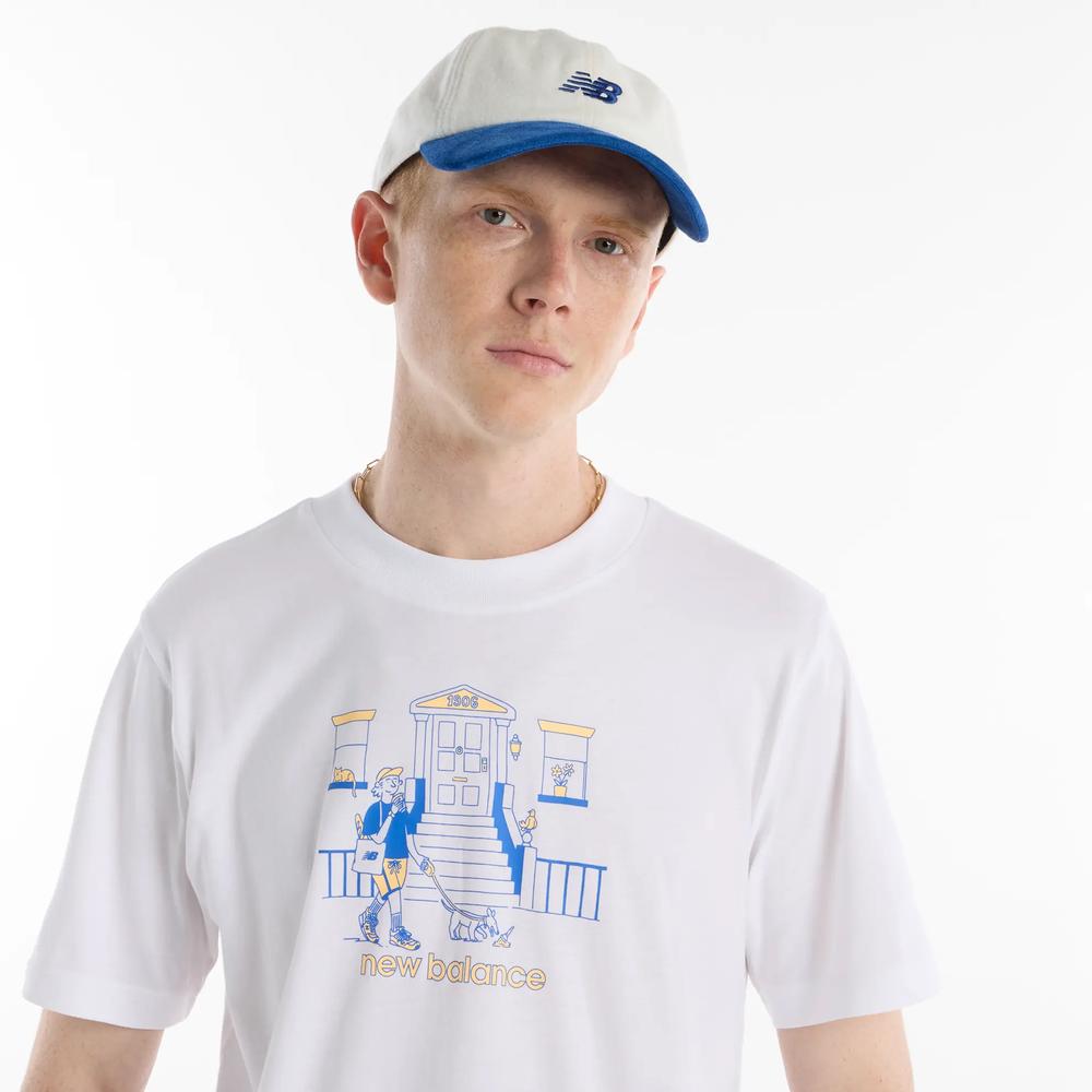 Pánské tričko New Balance MT61Y0XJWT - bílé